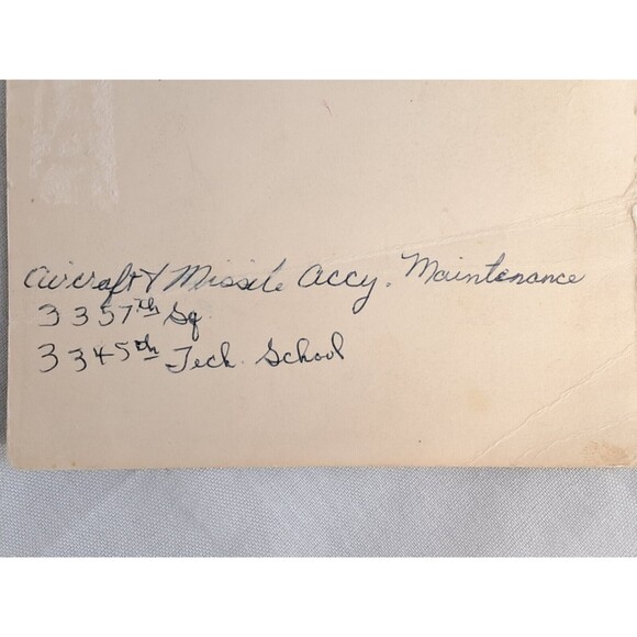 Vintage Photo Aircraft Missile Maint ACCY 1961 Airforce 3345 Tech School - Picture 5 of 13